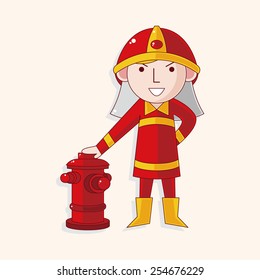 fireman theme elements