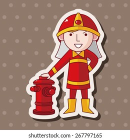 fireman theme elements