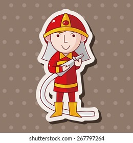 fireman theme elements