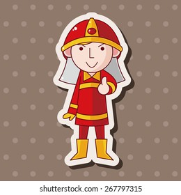 fireman theme elements