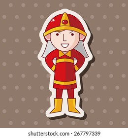 fireman theme elements