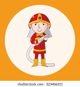 fireman theme elements
