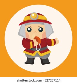 fireman theme elements