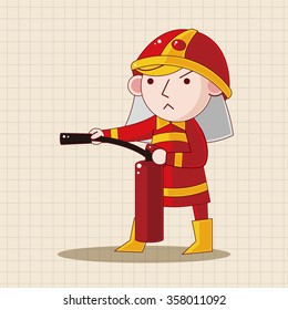 fireman theme elements