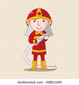 fireman theme elements