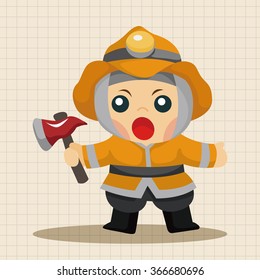 fireman theme elements