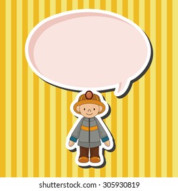 fireman theme elements vector,eps