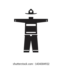 Fireman Uniform Icon Fireman Helmet Fireman Stock Vector (Royalty Free ...