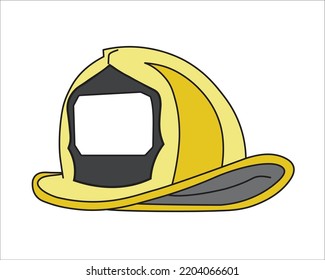 Un sombrero de bombero para el equipo de extinción de incendios