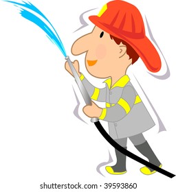 Firemen at work