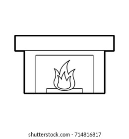 fireplace chimney flame indoor decoration