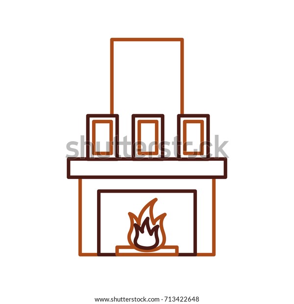 Fireplace Chimney Flame Indoor Decoration Buildings Landmarks