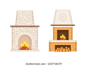 Vectores Imagenes Y Arte Vectorial De Stock Sobre Burning Log
