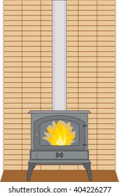 Fireplace. The heat in the house.