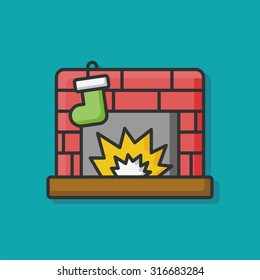 Fireplace icon