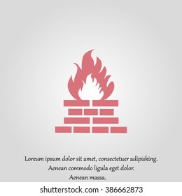 fireplace icon