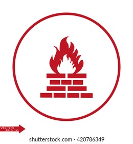 fireplace icon