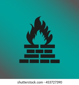 fireplace icon