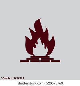 fireplace icon.
