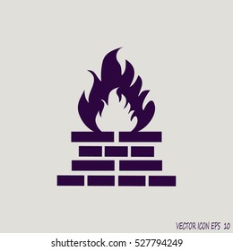 fireplace icon