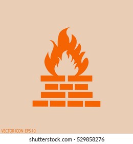 fireplace icon