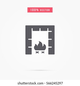 fireplace icon 