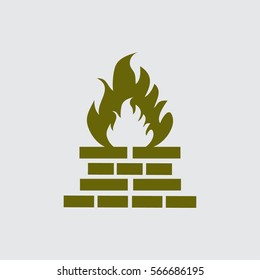 fireplace icon