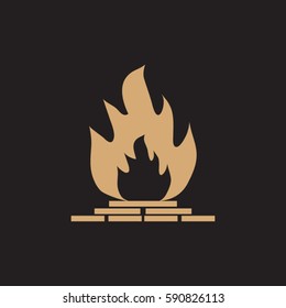 fireplace icon.
