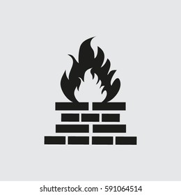 fireplace icon