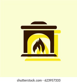 Fireplace icon