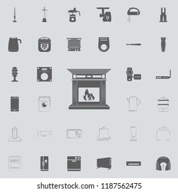 fireplace icon. Electro icons universal set for web and mobile