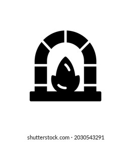 fireplace icon  for your design element
