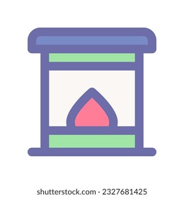 Kamin-Symbol für Ihr Website-Design, Logo, App, Benutzeroberfläche.
