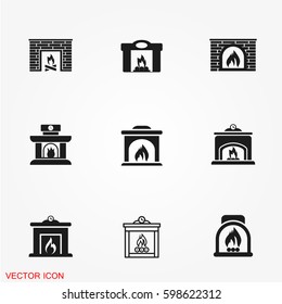Fireplace icons