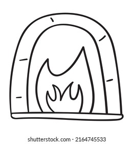 Icono de la sustitución del contorno. Ilustración simple dibujada a mano sobre fondo blanco.