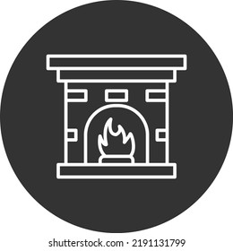 Fireplace Pixel Perfect Detail Icon