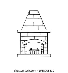 Icono de vector de reemplazo. Ilustración del doodle dibujado a mano aislada en blanco. 
