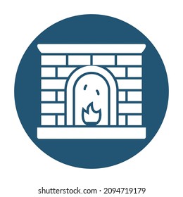 Icono del vector de chimenea que puede modificar o editar fácilmente 

