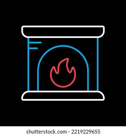 Vector de reemplazo aislado en el icono de fondo negro. Señal de invierno. Símbolo gráfico del sitio web de viajes y turismo y diseño de aplicaciones, logotipo, aplicación, interfaz de usuario