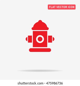 Fireplug icon. Vector concept illustration for design.