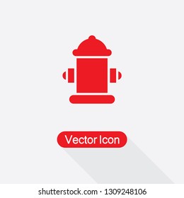 Fireplug Icon Vector Illsutration Eps10