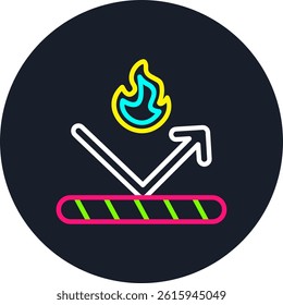Fireproof Line Multi Colour Circle