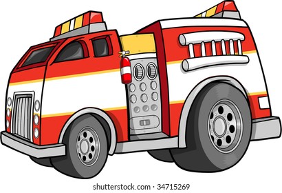 Firetruck Vector Illustration