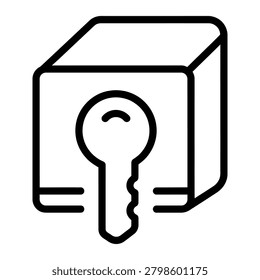 Firewall Appliance Key Slot Icon for Secure Internet
