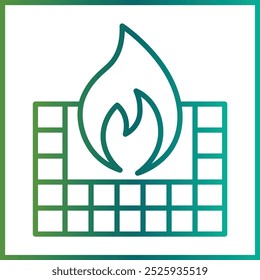 Firewall icon design for personal commercial use