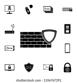 Firewall icon icon. Detailed set of cyber security. Premium graphic design. One of the collection icons for websites, web design, mobile app on white background