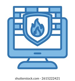 Firewall Icon Element For Design