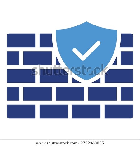 Firewall Icon Element For Design