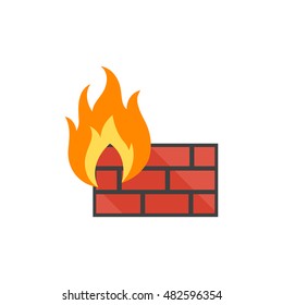 Fire Wall Icon Images Stock Photos Vectors Shutterstock
