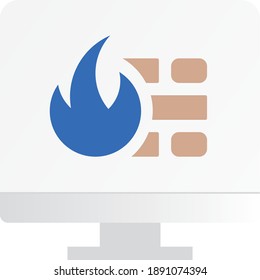 Firewall Icon Great For Any Use